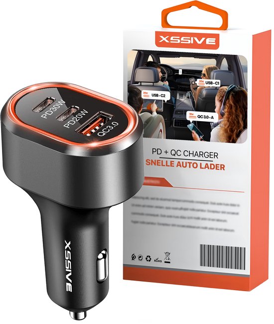 Chargeur Voiture Double USB-C
