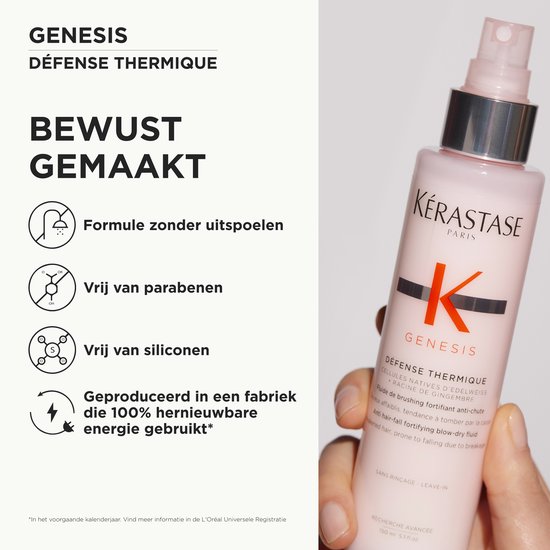 Kérastase Genesis Défense Thermique - Hittebeschermer Tegen Haaruitval - 150ml