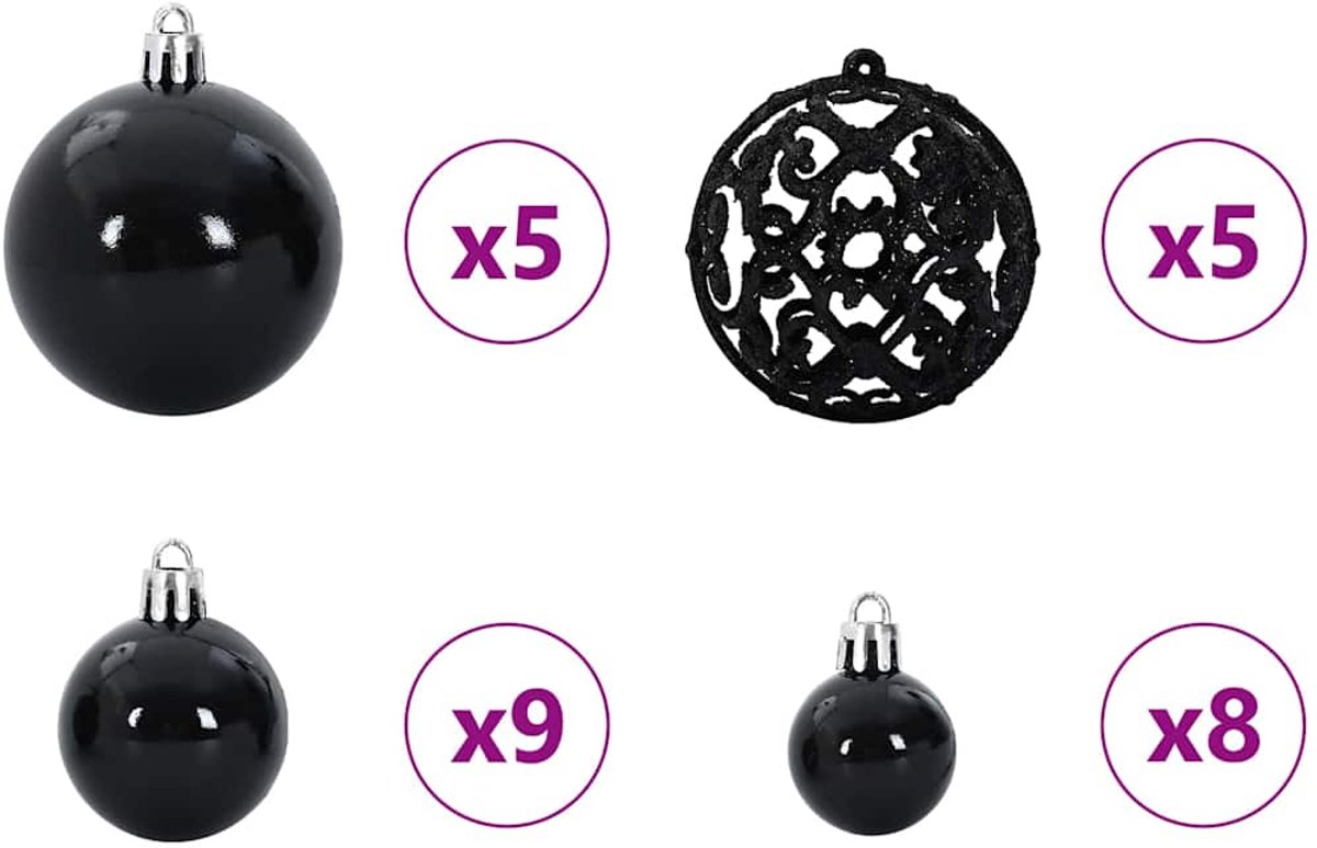 Black Box kunst kerstboom/kunstboom - groen - 155 cm - 511 tips | Leen
