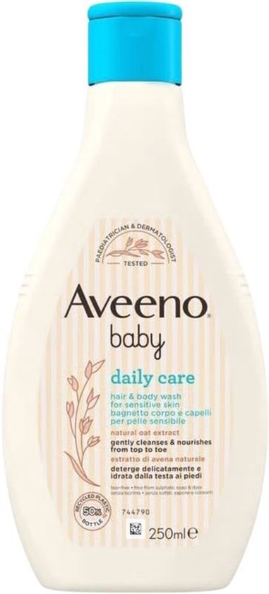 AVEENO Bébé Daily Soins Gel douche Cheveux et corps 250 ml