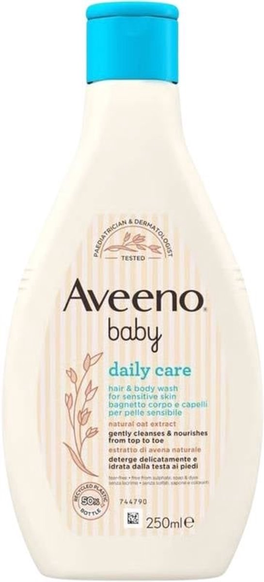 AVEENO Baby Dagelijkse Verzorging Haar- & Lichaamswasgel 250 ml
