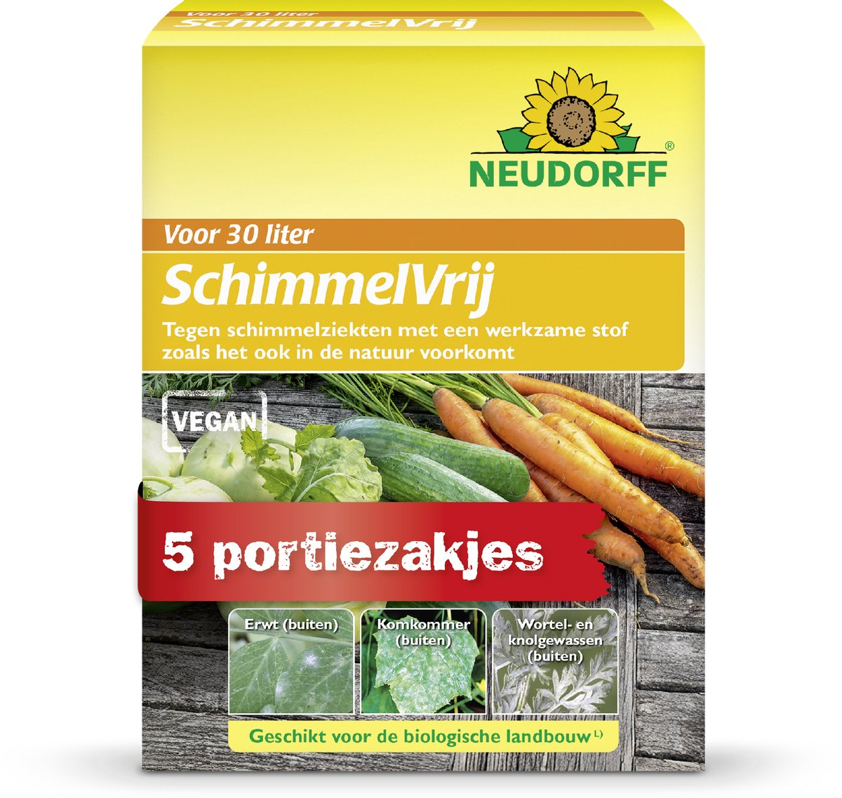 Neudorff Schimmelvrij Middel tegen Schimmel Planten Meeldauw bestrijdingsmiddel 75g Concentraat - voor 30 liter