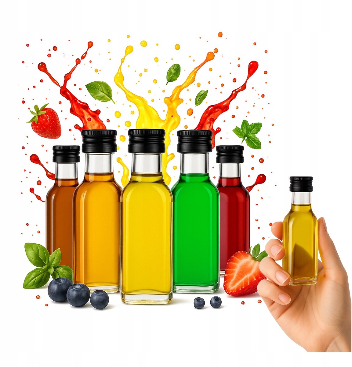 10x Glazen Flesjes Marasca 20ml voor Drankjes, Proefmonsters & Cadeaus