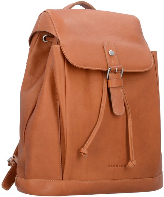 HAROLD'S Cuir Sac à dos de loisirs Sac à dos Campo Backpack Black Noir