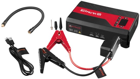 Strex 12V Jumpstarter voor Auto met Compressor - 4000A / 24.000 mAh