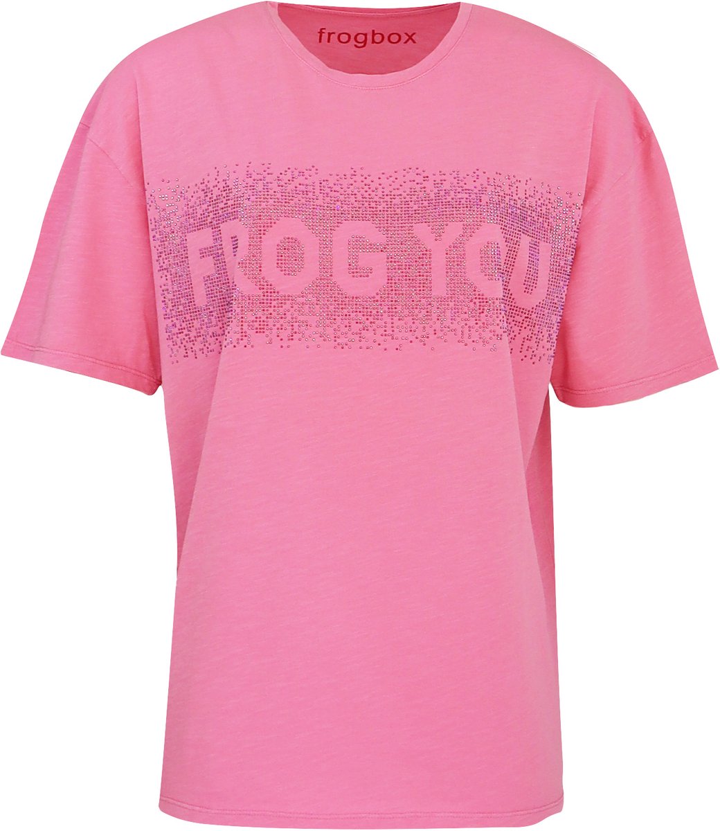 Frogbox • roze t-shirt Frog You • maat 36