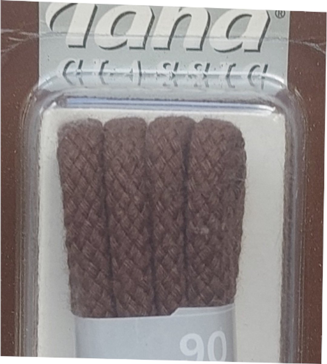 Tana Veter - Middel Bruin - Rond - Koord Veters - Lengte 90 cm - Dikte 4 mm - Schoenveter