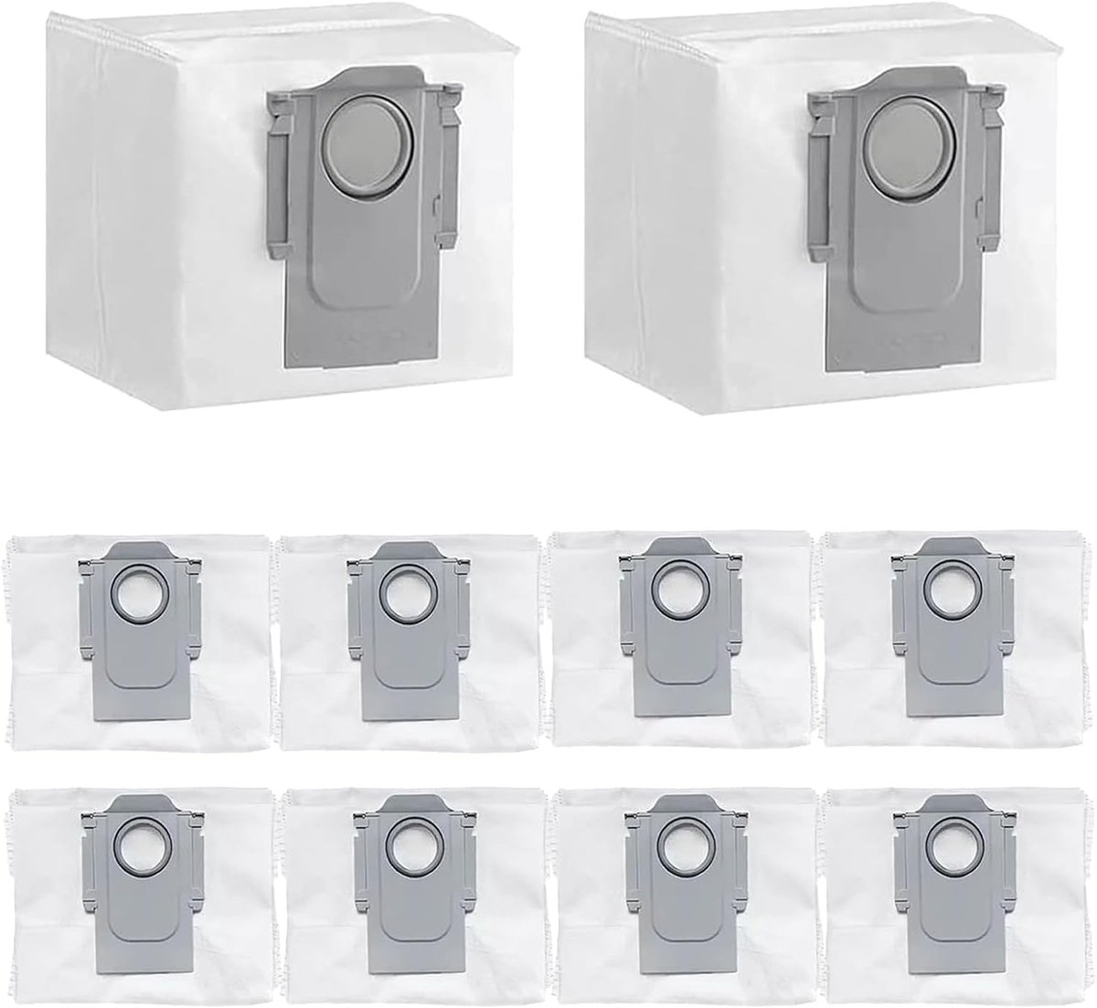 10 Stuks - Stofzuigerzakken geschikt voor Roborock S8+/ S8Pro Ultra/ S7MaxV Ultra/ S7Pro Ultra/ Q7+/ Q7Max+/ Q8 Max+/ Q5+/ Q5 Pro+ - stofzakken zakken zuigstation