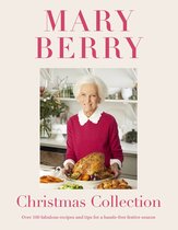 Mary Berry met een kerstkalkoen en geroosterde groenten. Titel: MARY BERRY Christmas Collection.
