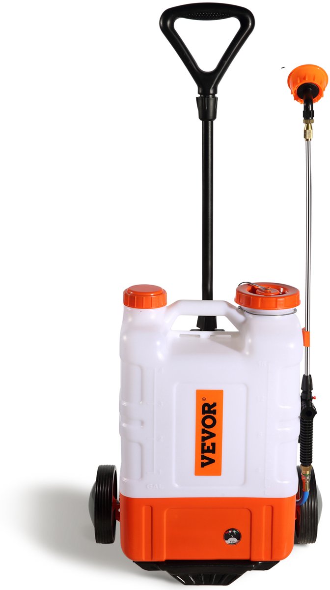 VEVOR Rugzaksproeier Tuinsproeier Sproeier met 15L reservoir 0-94 PSI
