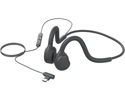Type-C bedrade hoofdtelefoon met luchtgeleiding open oor hoofdtelefoon en ingebouwde microfoon geschikt voor buitenactiviteiten