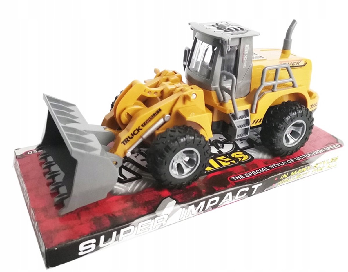 Bouwvoertuig Speelgoed Lader met Aandrijving 23cm