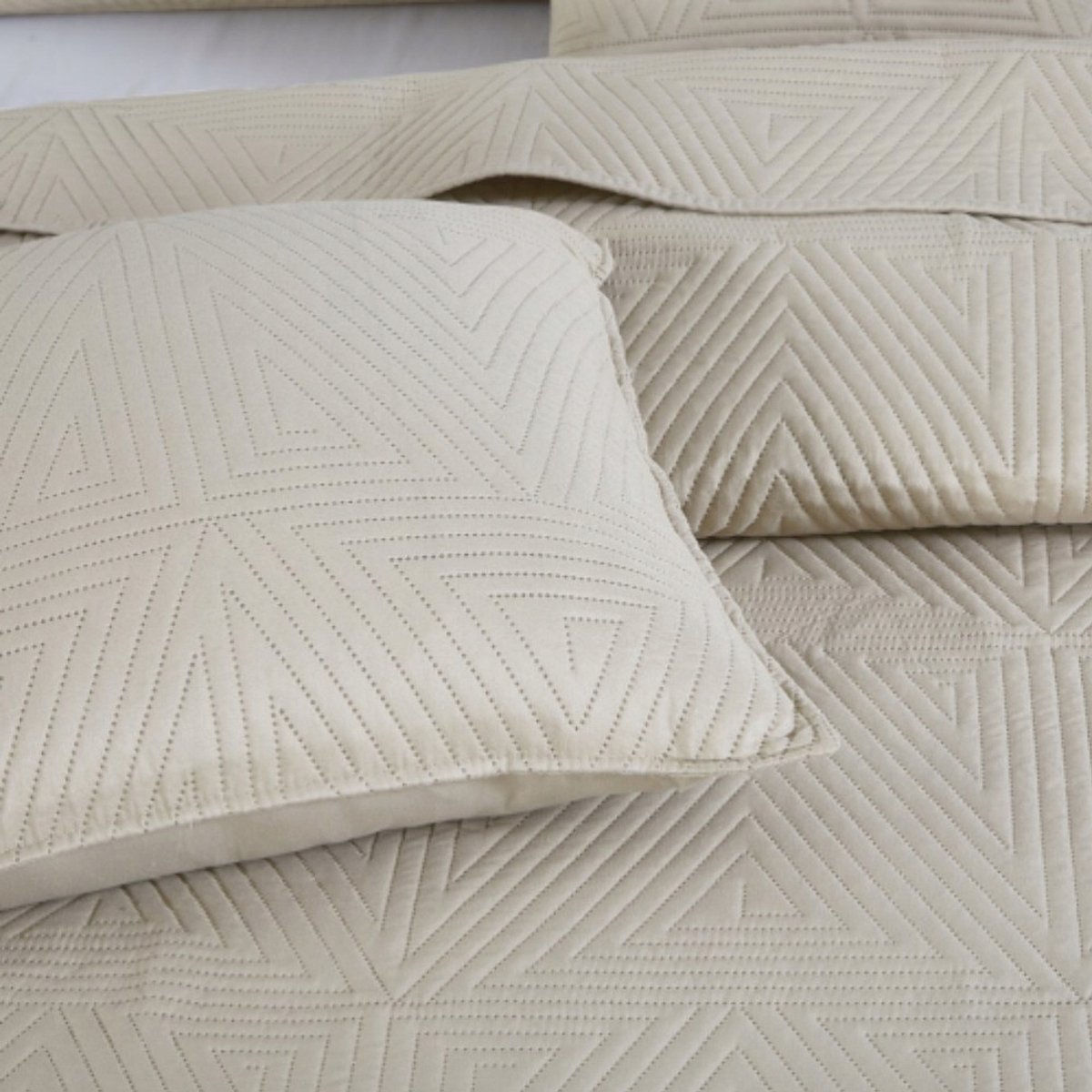 Narzuta Trio Beige Geometrisch 160x220 cm