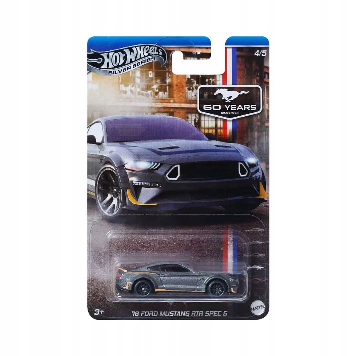 Hot Wheels '18 Ford Mustang RTR Spec 5 schaal 1:64