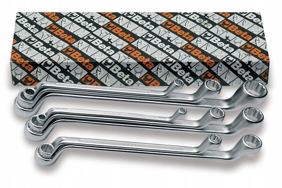 Beta Dubbelzijdige Ring Steeksleutelset Inch 1/4"-1" (8 Stuks)
