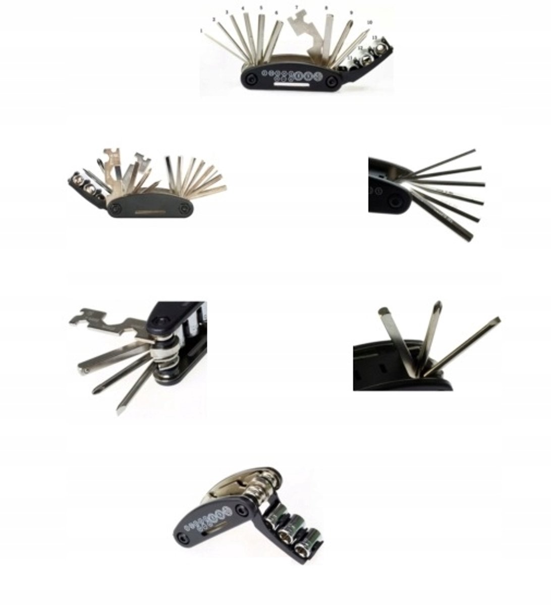 Fietsgereedach Set 16-in-1 - Compact in Essentieel
