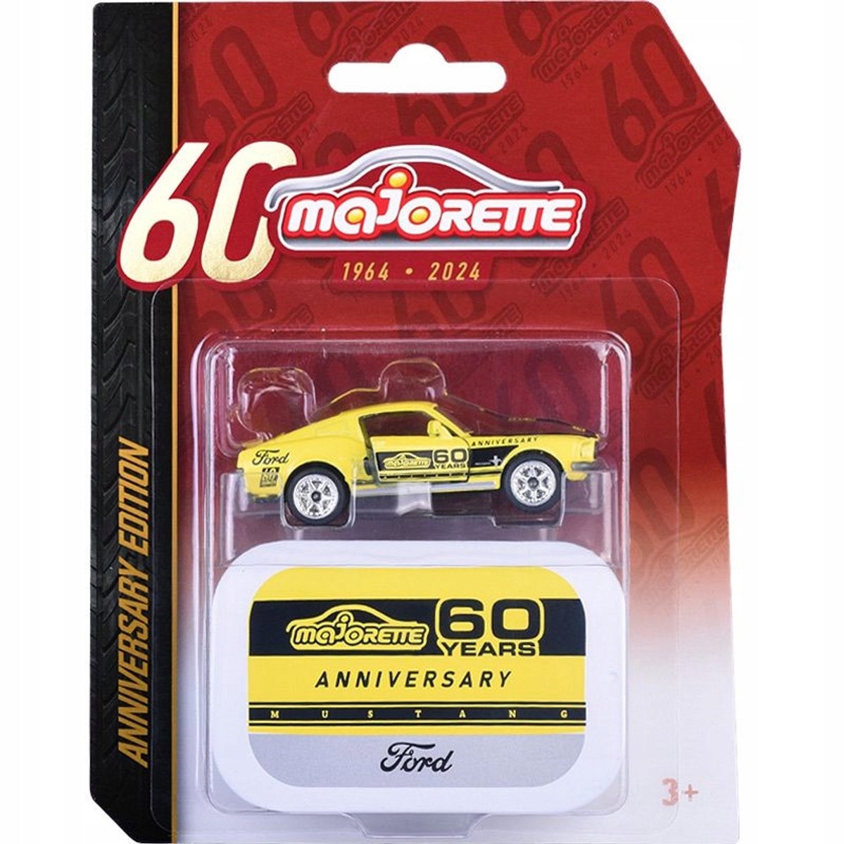 Majorette Ford Mustang Fastback Jubileumeditie - Schaal 1:64