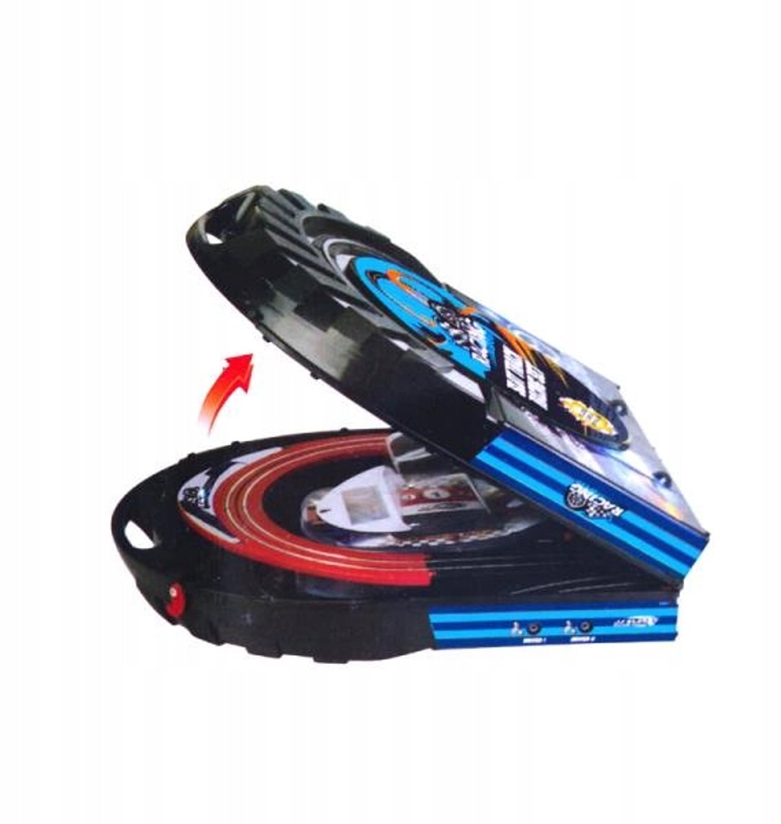 RC Racebaan Koffer plaatst 2 Auto's in Controllers