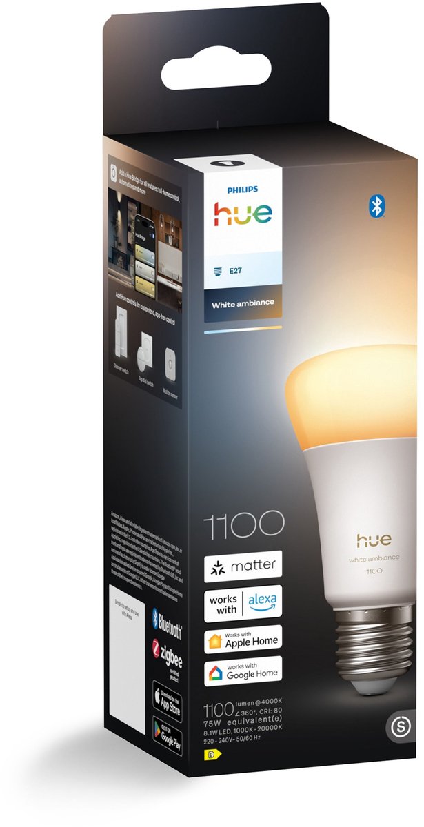 Philips Hue White Ambiance Starterpakket thumbnail 3