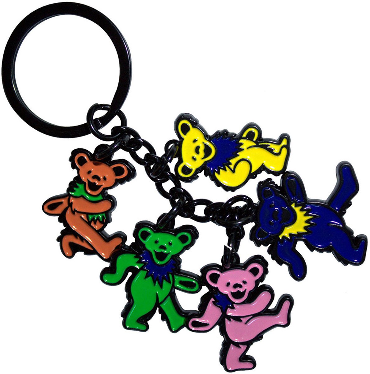 Grateful Dead - Dancing Bears Charms - Sleutelhanger
