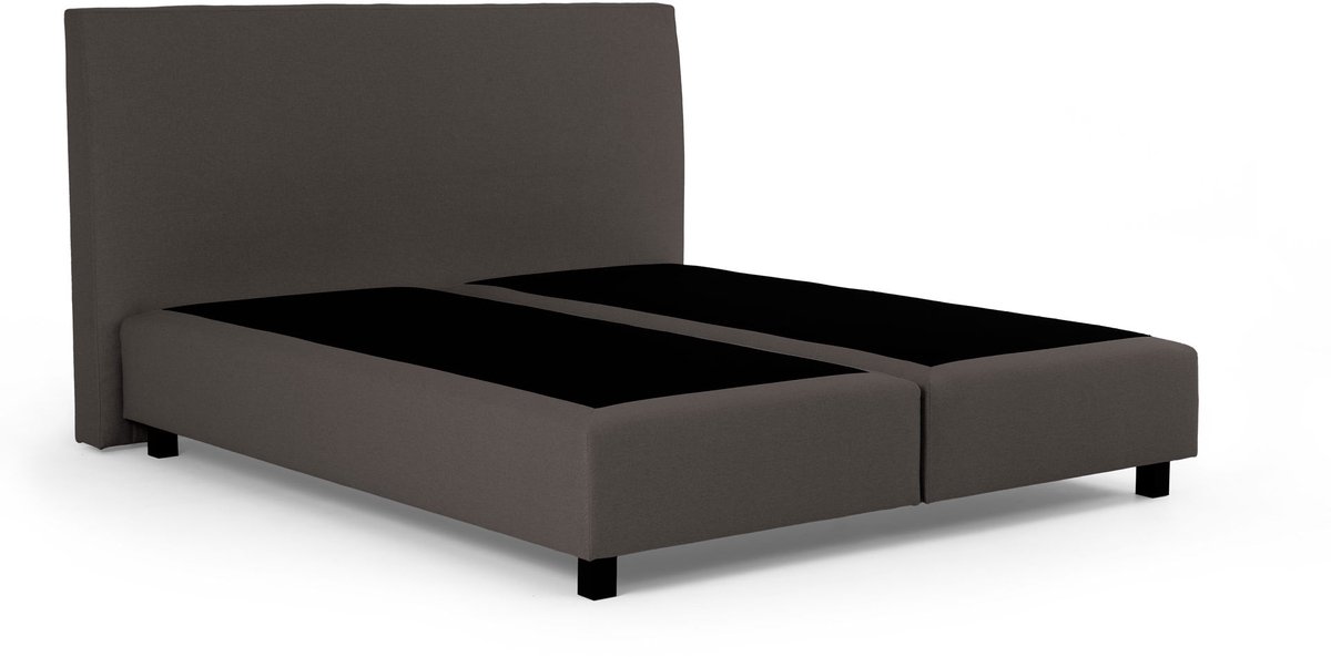 Karlsson Boxspring Autentik Kurbat zonder matras - 140 x 200 cm - anthracite