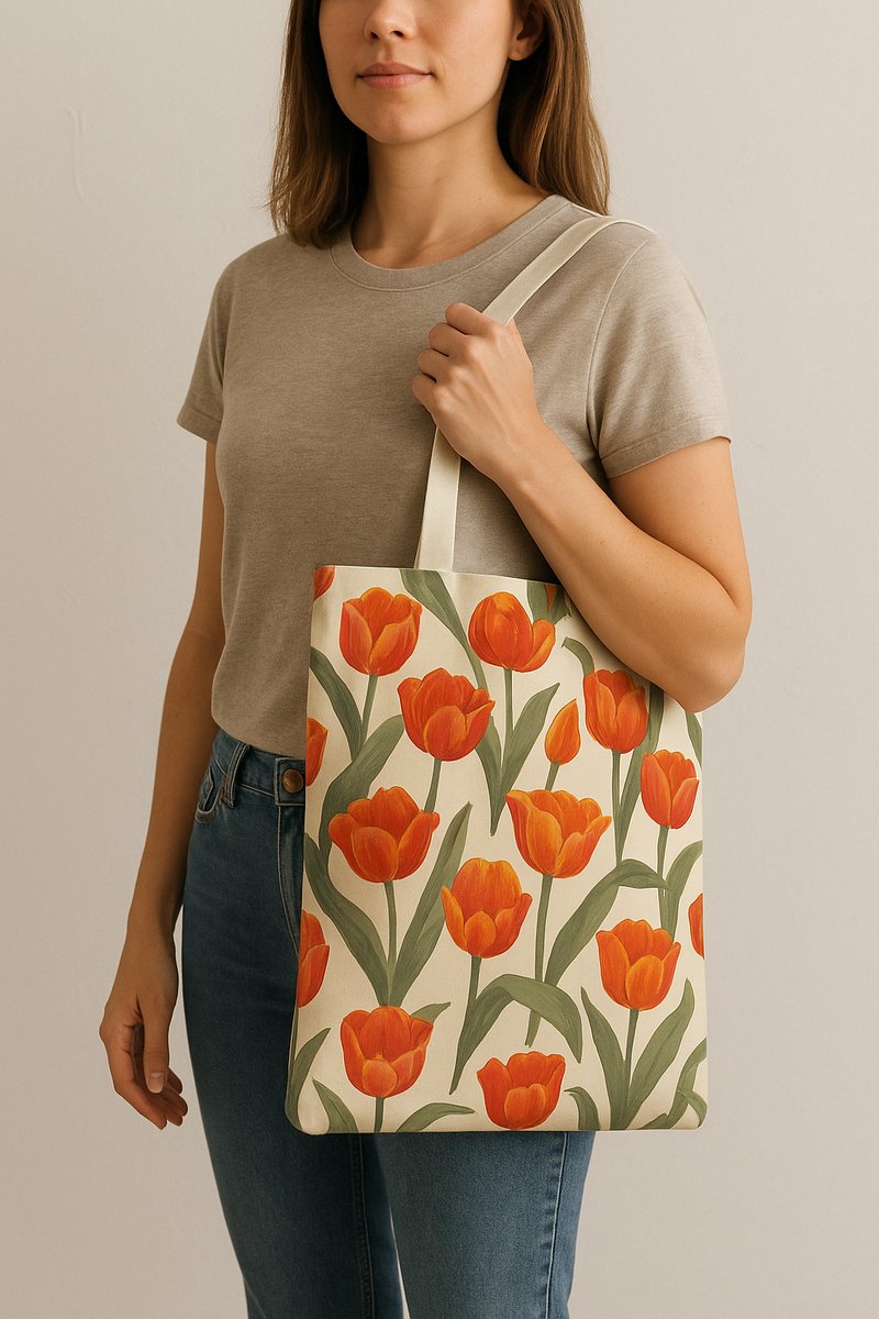 handTas - Tulp Shopper – Herbruikbare Draagtasje