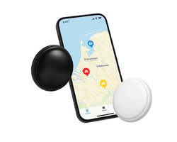 GPS Tracker – Magnetisch - AirTag – Smarttag – Smart Tag – Keyfinder –- Fiets/Auto/Boot/Aanhanger/E-bike - Android - Apple - Zwart