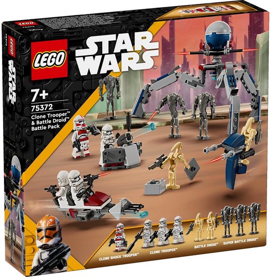 LEGO Star Wars Clone Trooper™ & Battle Droid™ Battle Pack - 75372