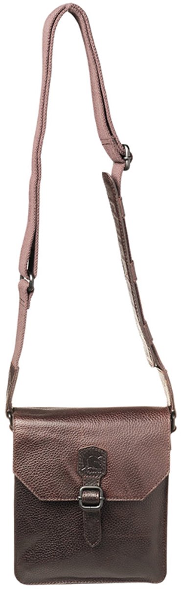 Pylos59 Kleine Crossbodytas / Schoudertas Leer - Samoon - Bruin