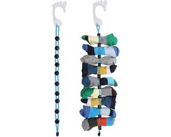 Opbergzak voor sokken in de wasmachine - Sokken cadeau wasnet - Waslijn - Sorteerhulp - Sokkenrek - Opbergzak voor sokken - Opbergclip voor wasmachine - Handige en ruimtebesparende opberging van kleding