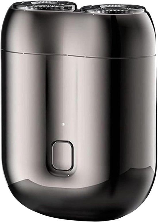 Krachtige 2-Blade Scheerapparaat - Usb Oplaadbare 2-Kop Body Shaver - Precisie/Baardtrimmer - Mini scheerapparaat voor heren - Draagbaar en precies scheergerei - Dames en Heren en de Beste Reiseditie Kleur - Zilver