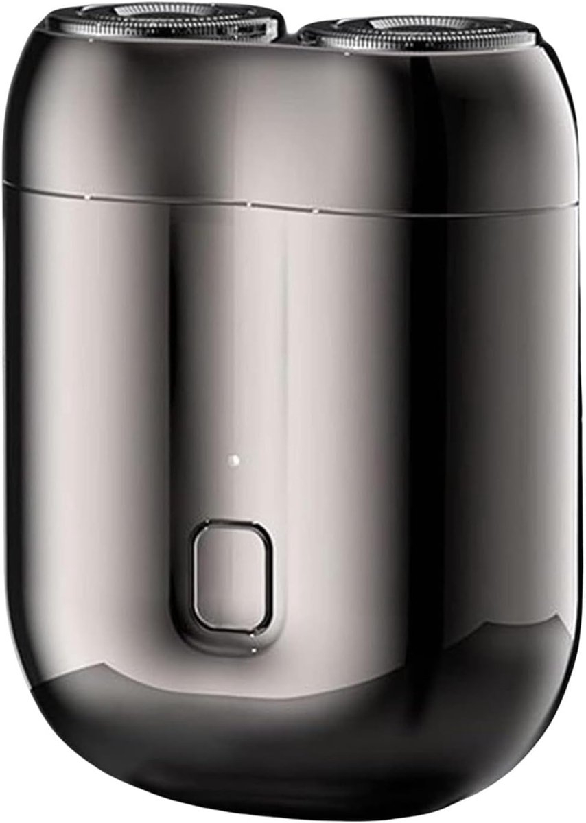 Krachtige 2-Blade Scheerapparaat - Usb Oplaadbare 2-Kop Body Shaver - Precisie/Baardtrimmer - Mini scheerapparaat voor heren - Draagbaar en precies scheergerei - Dames en Heren en de Beste Reiseditie Kleur - Zilver