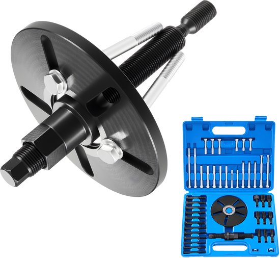 Kit d'outils d' Puller et d'installation d'équilibreurs harmoniques, ensemble en acier durable pour le retrait et l'installation d'équilibreurs, de volants, de poulies de vilebrequin et de volants