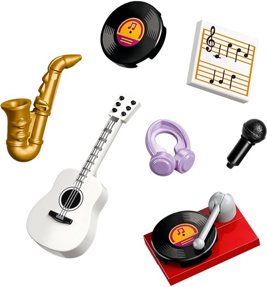 LEGO Friends Kit de construction de magasin de musique et d'appartement pour Enfants - 42653