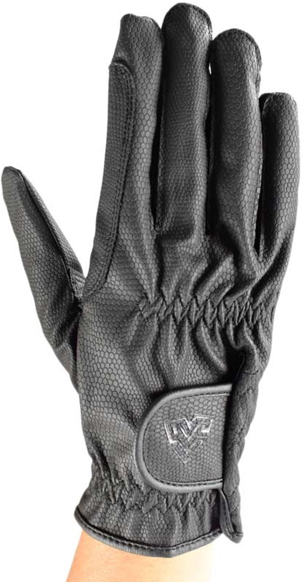 Paardrijhandschoenen Vincere Tech Duro - maat 9 - Black/Black
