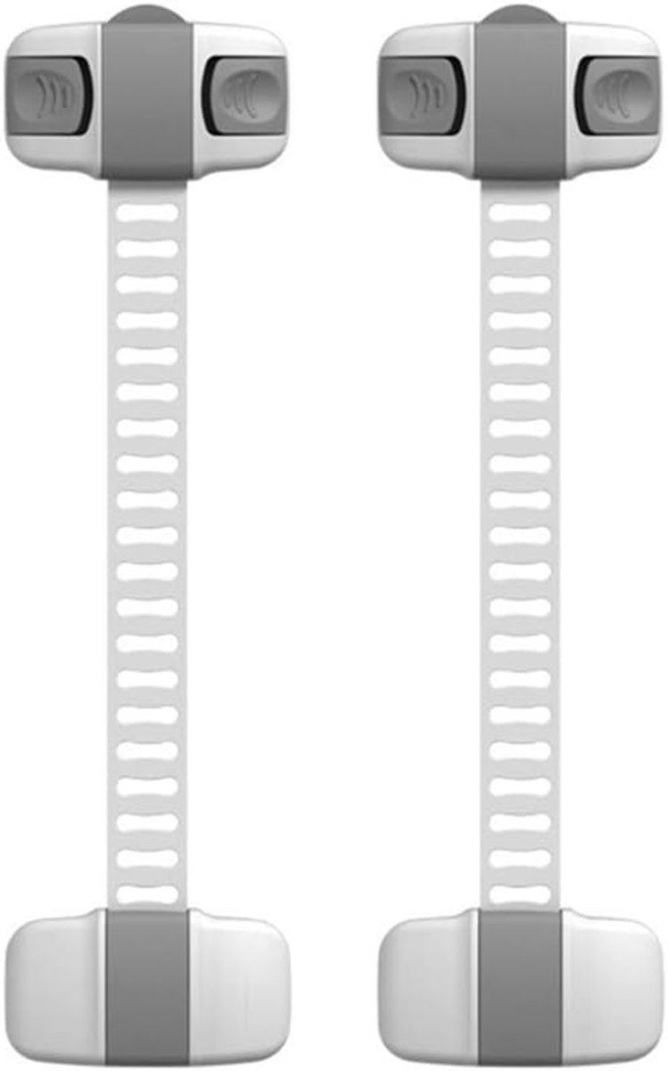 Image of 2-delige raambeveiliging voor kinderen, halfopen raambeveiliging babygrijs