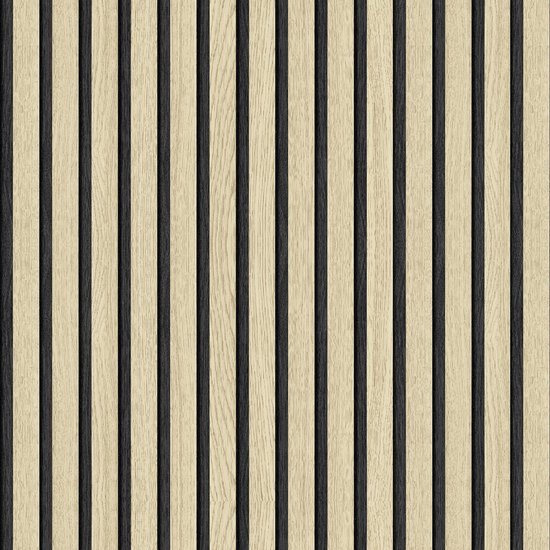 Muursticker - Panneau mural - Papier peint bois - 300 x 45 cm - Panneau mural - Panneaux muraux - Autocollant - Papier peint autocollant pour salon et chambre - Résistant à l'eau et à la chaleur