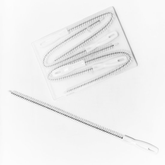 Gereedschapsset For Drogerventilatie, Flexibele Pluizenborstel Met Buizen Nylon Drogerkanaalborstelset For Snelle Reiniging Schoorsteen Reinigingsborstel Kit (Color : 6 Rods, Size : 610mm