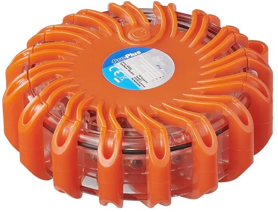 Bseical Led-waarschuwingslicht, sterke magneet, rondom licht met 9 flitsmodi, rondom waarschuwingslicht, waarschuwingslichten, accu, voor dak, auto