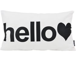 Hello Wit | 30 x 50 cm | Kussenhoes | Katoen/Polyester