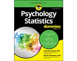 Omslag van Psychology Statistics For Dummies