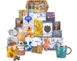 Van Gogh Holland Pakket 7 - Kerstpakket - Geschenkset vrouwen en mannen - cadeau - cadeaupakket - cadeauset - giftset - Hollandse cadeautjes