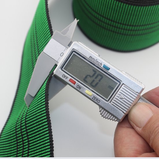 Tessil Point - Elastische riem voor bekleding - breedte 60 mm - band voor banken en stoelen - Geschikt voor stoelen en rugleuningen - 3-rijige riemen - Rekbaar tot 60