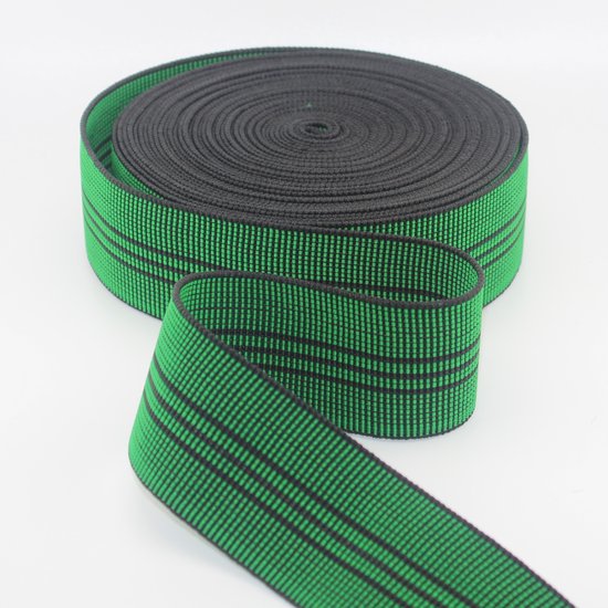Elastiek, Elastiek for naaien, 2/5M 43/50/70mm Breedte Naai-elastiekjes for Bank Kussen Decor Lint Tape Webbing Kleding Hoge Elastiek Band DIY Accessoire- Groen-70mm,5Meter (Kleur: Groen50mm (Color