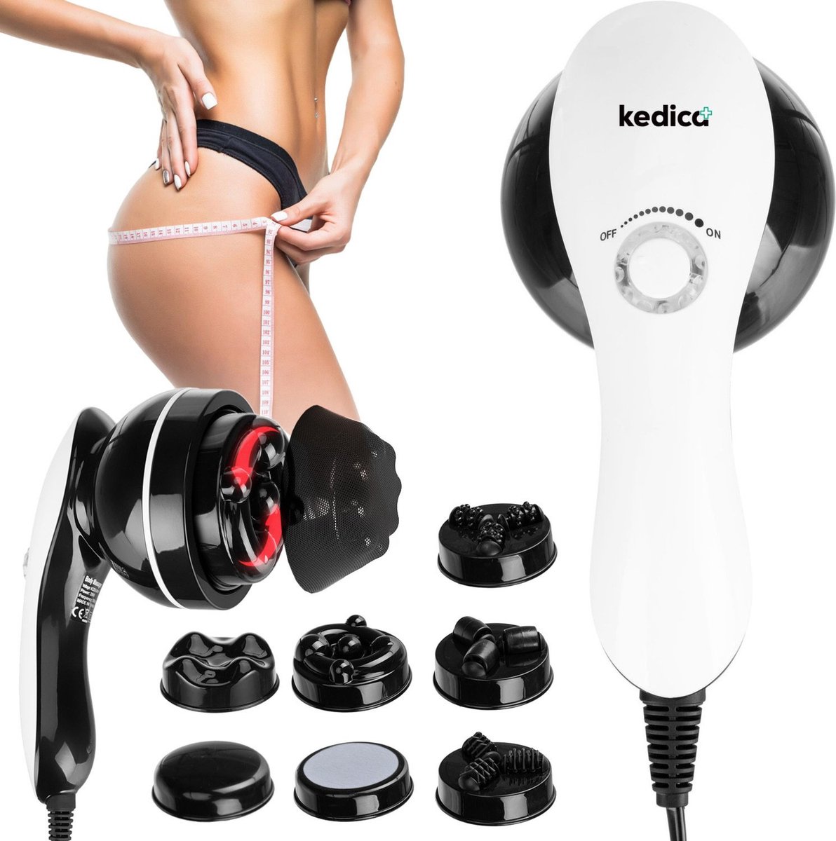 Kedica® Anti Cellulitis Apparaat - Slimming Machine - Cellulite Massage Apparaat - Anti Cellulite - 9 in 1 - Zomerlichaam
