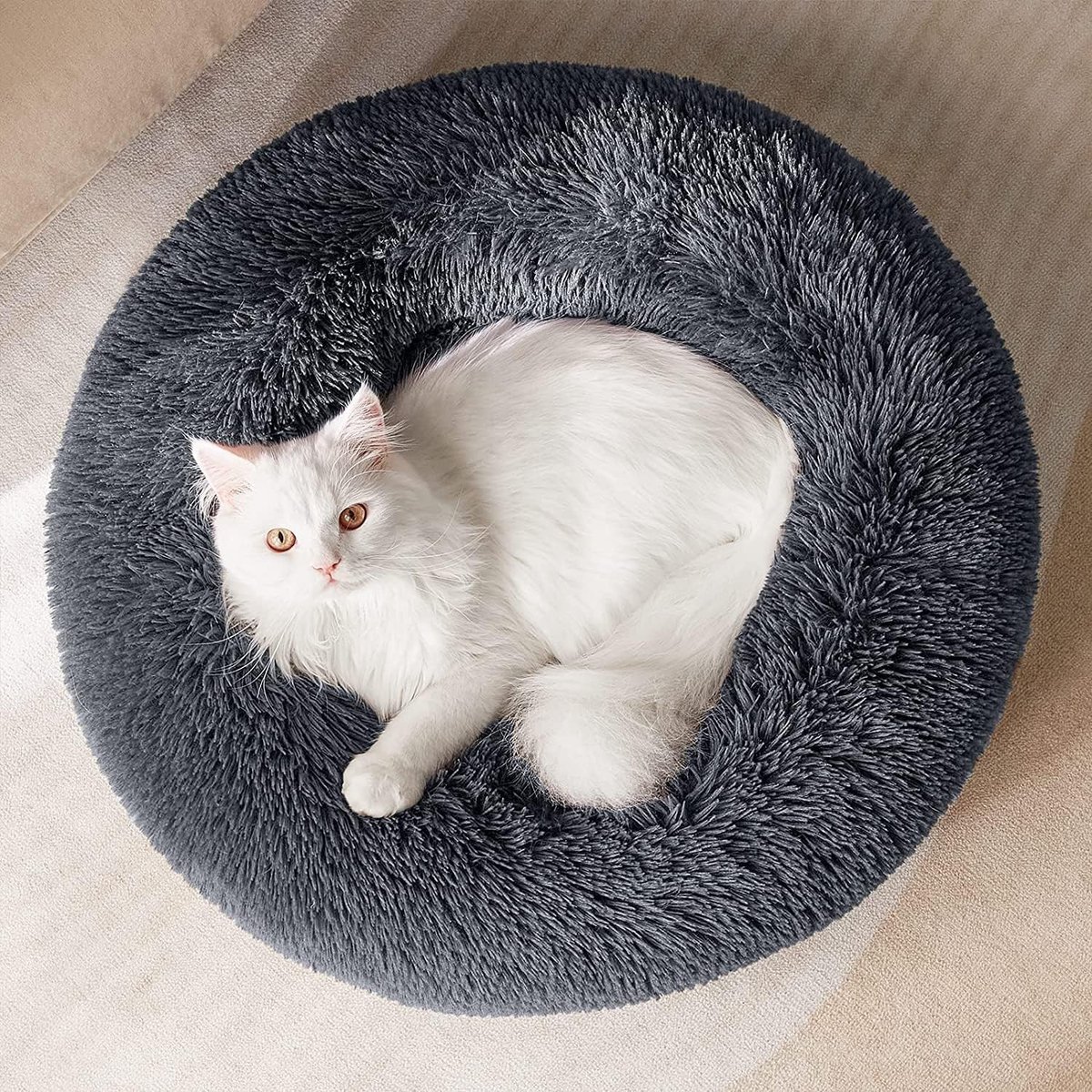 Dongyo New Village Pawello Kalmerend Donut Hondenmand XL (80 cm) thumbnail 6