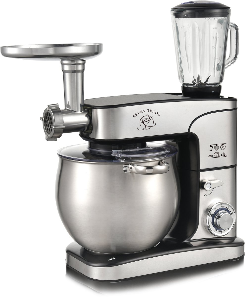 Royal Swiss Keukenrobot Zilver/Grijs