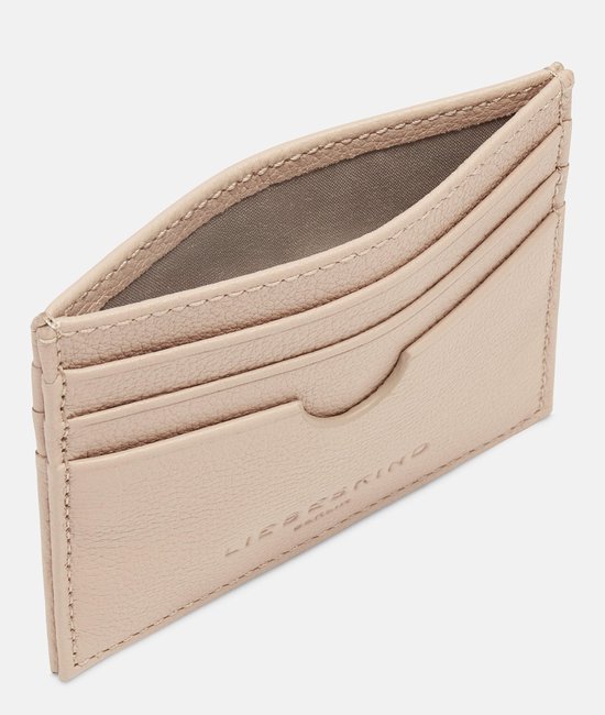 LIEBESKIND BERLIN Cuir Étui pour carte de crédit Men Wallets Harris Card Holder Sandcastle Beige