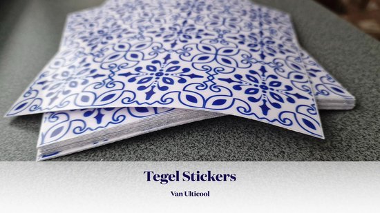 Ulticool Décoration Stickers carrelages - Mandala Soleil Bloem Oranje Vert Blauw - Cuisine cm - 15 pièces