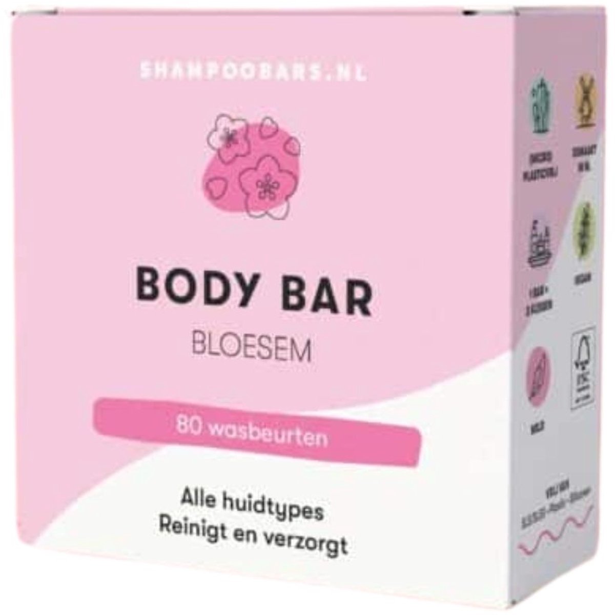 ShampooBars - Body Bar Bloesem Alle Huidtypes - 60g